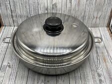 Saladmaster HS- 316Ti Titanium Stainless Steel 11” Pan Skillet Pot With Vape Lid, used for sale  Shipping to South Africa