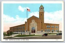 Usado, Postal de El Paso, Texas ~ Edificio de escuela secundaria de Austin ~ década de 1920 segunda mano  Embacar hacia Mexico