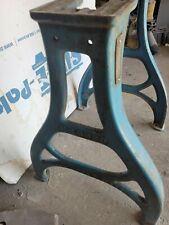 Antique Cast Iron Table Legs 1890s Vintage 321/2"ht 29"wd Base FE Reed Wih..., used for sale  Shipping to Canada
