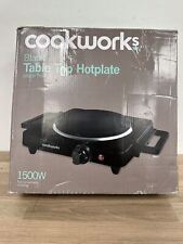 Cookworks kitchen Electric 1500W Portable Table Top Single Hob Hot Plate Cooker for sale  Shipping to South Africa