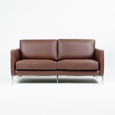 2008 Knoll Divina Two Seat Sofa / Settee by Piero Lissoni Brown Leather Model 68 for sale  Shipping to South Africa