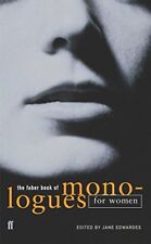 Faber book monologues for sale  UK
