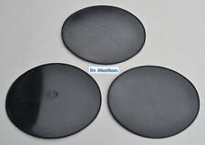 Black plastic ovals for sale  EGHAM