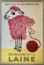 Affiche quinzaine laine d'occasion  Saint-Germain-en-Laye