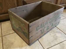 orange fruit crate wooden box for sale  Kincaid