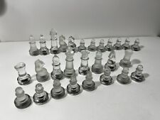 Vintage glass chess for sale  Worcester