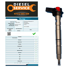 0445117022 059130277CD EJ Porsche Audi VW 3.0 TDI Reman Injector W Test Report for sale  Shipping to South Africa