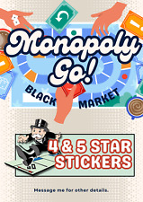 Cartão adesivo Monopoly GO 4/5 estrelas ⭐ ⚡ENTREGA RÁPIDA⚡ (Leia a descrição), usado comprar usado  Enviando para Brazil