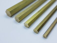 Brass rod hex for sale  Shipping to Ireland