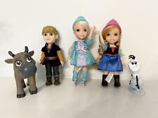 *HTF* Bonecas Princesas Pequenas Frozen Anna e Elsa com Kristoff e Sven! comprar usado  Enviando para Brazil