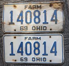 1969 ohio license plates for sale  Sidney