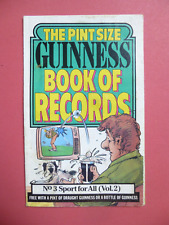 Breweriana ,Pint size Guinness book of Records,Sport for all , No3 vol 2. for sale  Shipping to South Africa
