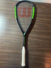 Wilson Blade Squash Racquet Black Green Amazing Condition, used for sale  Shipping to South Africa