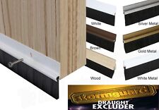 Door Draught Excluder Brush Strip Bar 25 mm Stormguard Heat Seal Energy Savings for sale  Shipping to South Africa