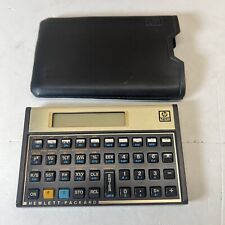 Calculadora financeira HP 12C vintage tom dourado Hewlett Packard EUA + estojo TESTADO comprar usado  Enviando para Brazil