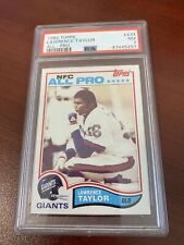 1982 Topps  #434 Lawrence Taylor Rookie Card RC HOF PSA GRADED 7 NM for sale  Shipping to Canada