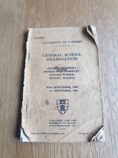 Vintage school examination for sale  CRAWLEY
