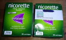 Nicorette inhalator cartridges for sale  ALFRETON