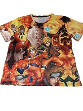 Camiseta masculina anime Naruto manga curta 3D gráfica cosplay japonesa nova sem etiquetas comprar usado  Enviando para Brazil