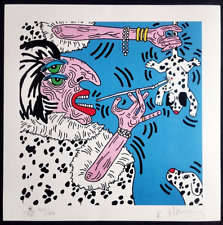 Keith Haring 'Crudelia' Litografia (Jean-Michel Basquiat Takashi Murakami] comprar usado  Enviando para Brazil