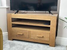 oak tv unit for sale  MANCHESTER