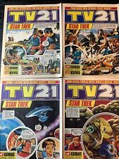 Revista de cómics del Reino Unido 1970 TV21 #76-79: Wheels Moran/Silver Surfer segunda mano  Embacar hacia Argentina