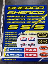 Sherco sticker sheet d'occasion  Expédié en Belgium
