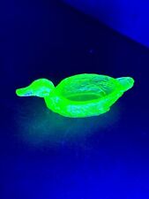 Saleron Duck, Portious, Vintage Glass, Antique, Uraline, used for sale  Shipping to South Africa
