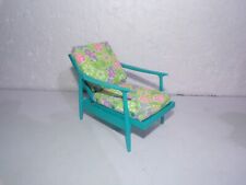 Vintage 60's Mattel Barbie Go Together Furniture Lounge Patio Chair w/Cushions, used for sale  Shipping to South Africa