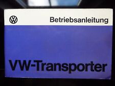 Transporter betriebsanleitung  gebraucht kaufen  Wismar-Umland II