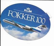 Klm stickers fokker for sale  USA