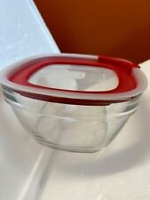 Recipiente de armazenamento de alimentos Rubbermaid Glass com tampa 8 xícaras feito nos EUA comprar usado  Enviando para Brazil