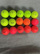 15 pelotas de golf mate Srixon/Maxfli/Fideos mezcla colores segunda mano  Embacar hacia Argentina