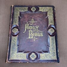 Santa Biblia vintage de 1882 de los hermanos Hubbard segunda mano  Embacar hacia Argentina