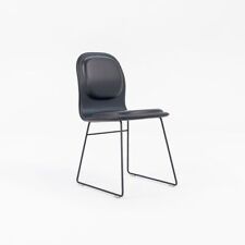 Cadeira de jantar 2022 Jasper Morrison para Cappellini Hi Pad com couro azul marinho, usado comprar usado  Enviando para Brazil