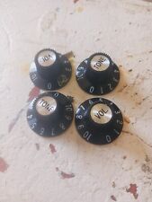 Conjunto de botões vintage 1968 a 74 Gibson Witchhat. Preto com inserção prata comprar usado  Enviando para Brazil