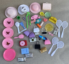 Used, Vintage Barbie Clone Doll Mixed Accessories Lot Purses Racquet Plate Hat Phone for sale  Shipping to South Africa