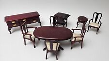 Cadeiras de mesa de jantar vintage em miniatura para casa de bonecas, suporte para buffet, carrinho de chá, mesa lateral comprar usado  Enviando para Brazil