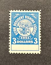 Selos WTD - 1951 UTAH - Estado $3 selo de pesca residente - Estado perfeito OG NH, usado comprar usado  Enviando para Brazil