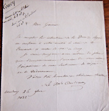 Lettre autographe general d'occasion  Morestel