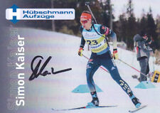 Simon KAISER - Germany, Biathlon, Original Autograph! for sale  Shipping to South Africa