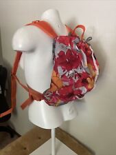 Mochila Adidas x Stella McCartney floral estilingue academia bolsa de cordão laranja vermelha comprar usado  Enviando para Brazil