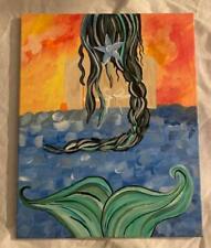 Mermaid wrapped canvas for sale  Bay Minette