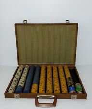 Vintage Poker Chip Set 875 Plus Chips Unbranded See Description & Pictures  for sale  Shipping to South Africa