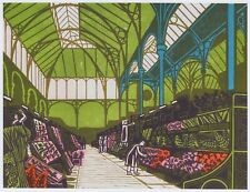 Covent Garden Floral Hall London Edward Bawden print in 11 x 14 mount SUPERB, used for sale  BARNSLEY