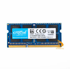 Memória RAM para Notebook Crucial 16GB 8GB 4GB 2Rx8 PC3L-12800S DDR3-1600Mhz SODIMM comprar usado  Enviando para Brazil