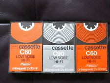 lot of 3 rare HEMA 60/90  kassetten cassette tapes made by BASF, usado comprar usado  Enviando para Brazil