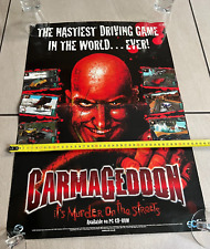 Poster carmageddon playstation d'occasion  Boulogne-Billancourt