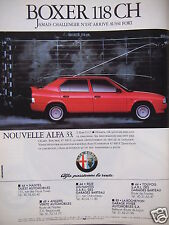 Publicité 1987 alfa d'occasion  Compiègne