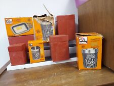 Moldes de fundición de goma Reif Hobby cuatro (4) bandeja de baratija vasos (3) caja original segunda mano  Embacar hacia Argentina